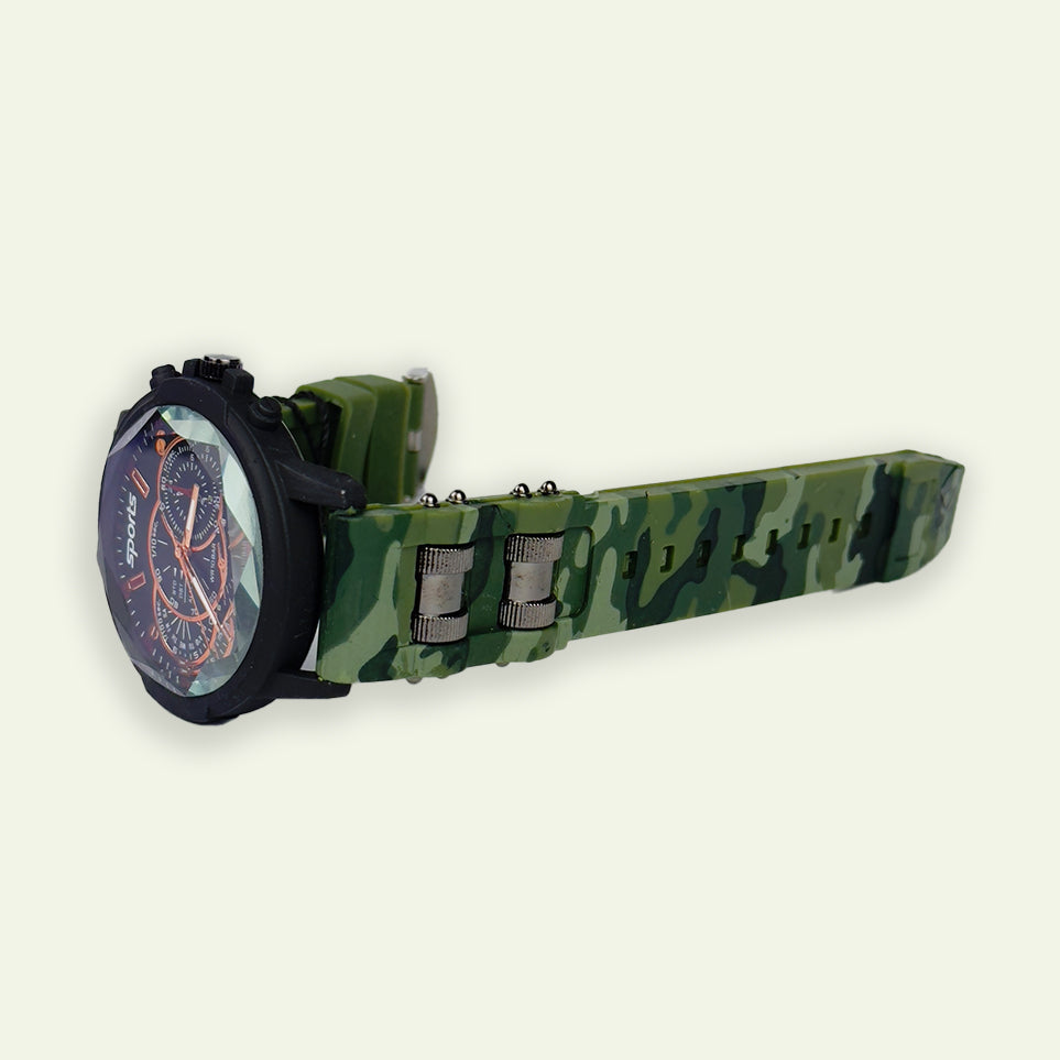 Stylish Army Camouflage Watch for Kids