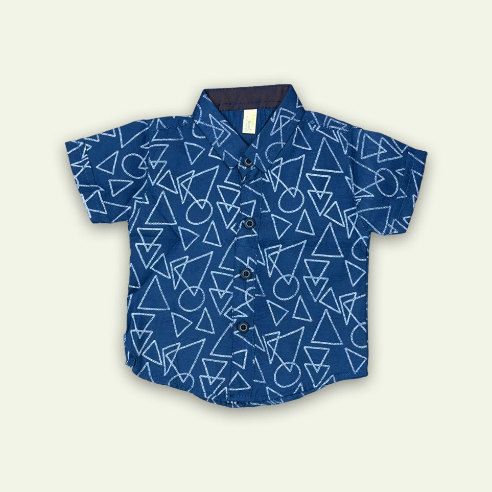 Boys Fancy 3pc Printed Shirt with baggie Short