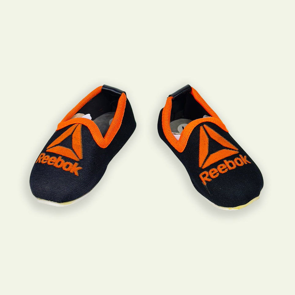 Boys Reebok Black & Orange Shoes