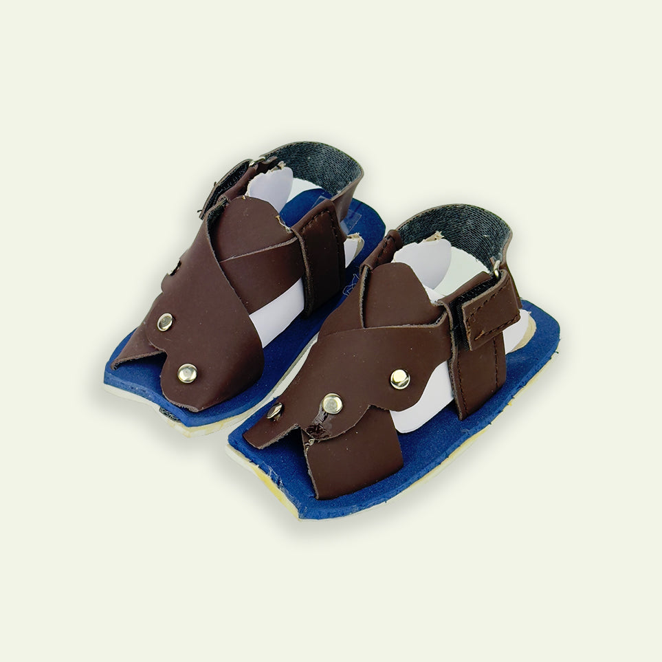 Kaptaan Sandals Dark Brown Color 2 - 6 Months