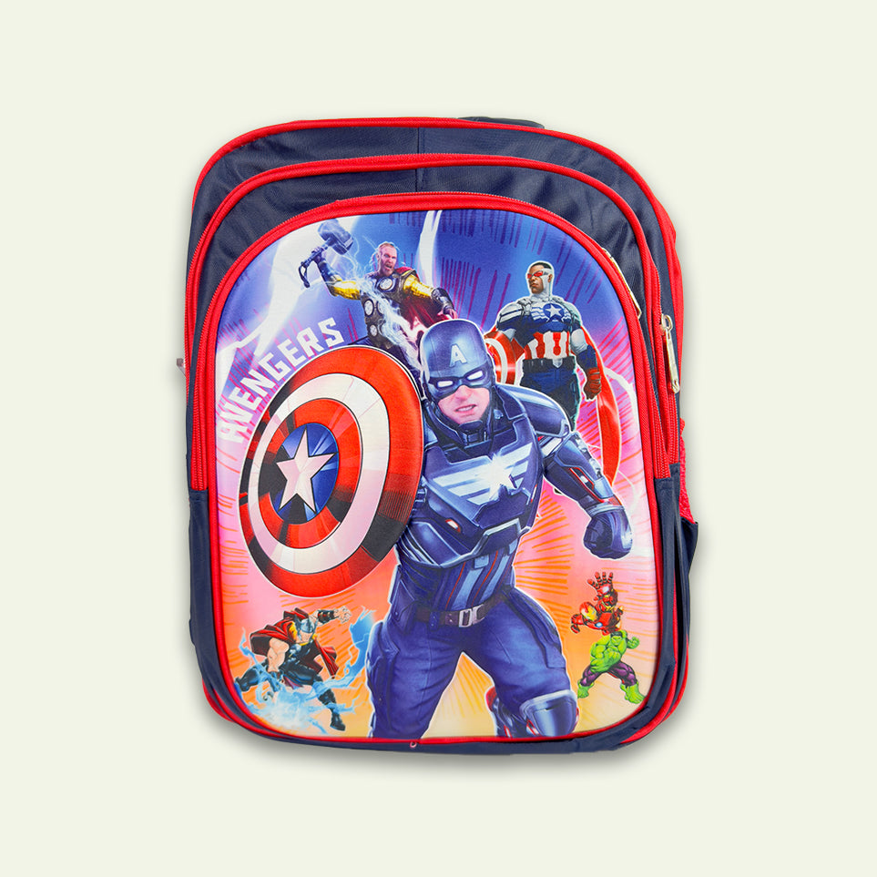 Captain America School Bag Premium Quality