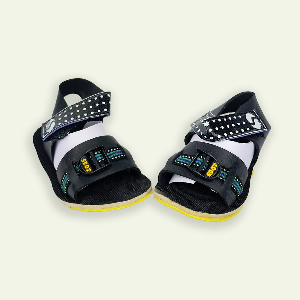 Boys Stylish Sandals Yellow & Black Color