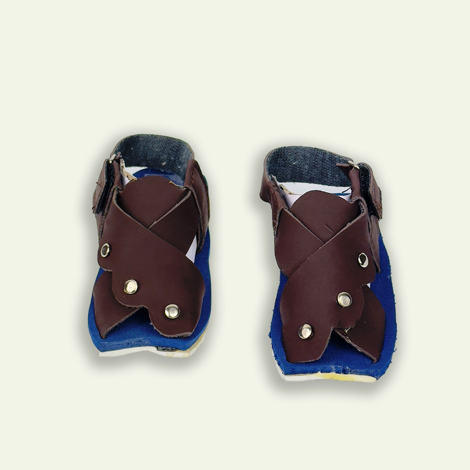 Kaptaan Sandals Dark Brown Color 2 - 6 Months