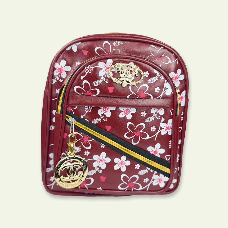 Stylish Maroon Prada Bag