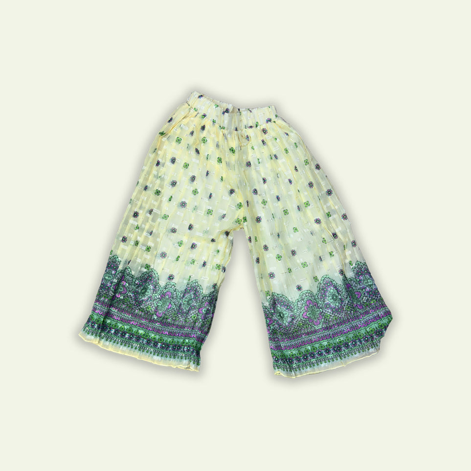 Girls Ajrak Style Top with Ajrak Pajama