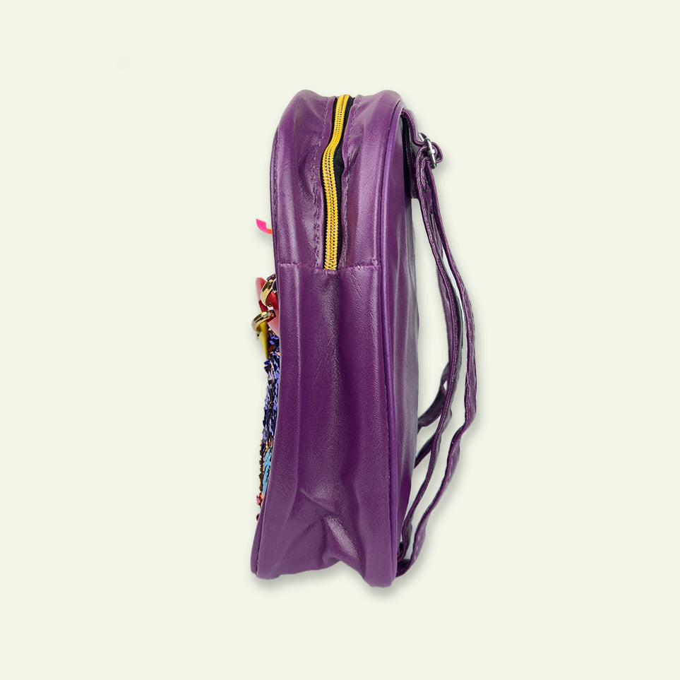 Stylish Purple Hermes Bag