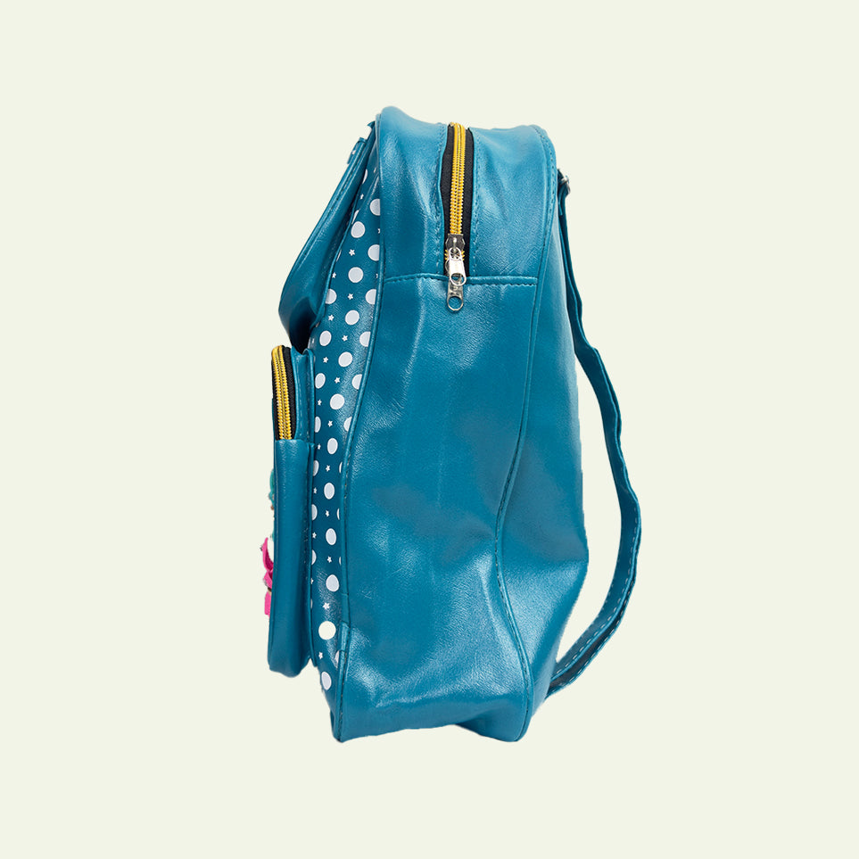 Stylish Blue Gucci Bag with Butterflies Design