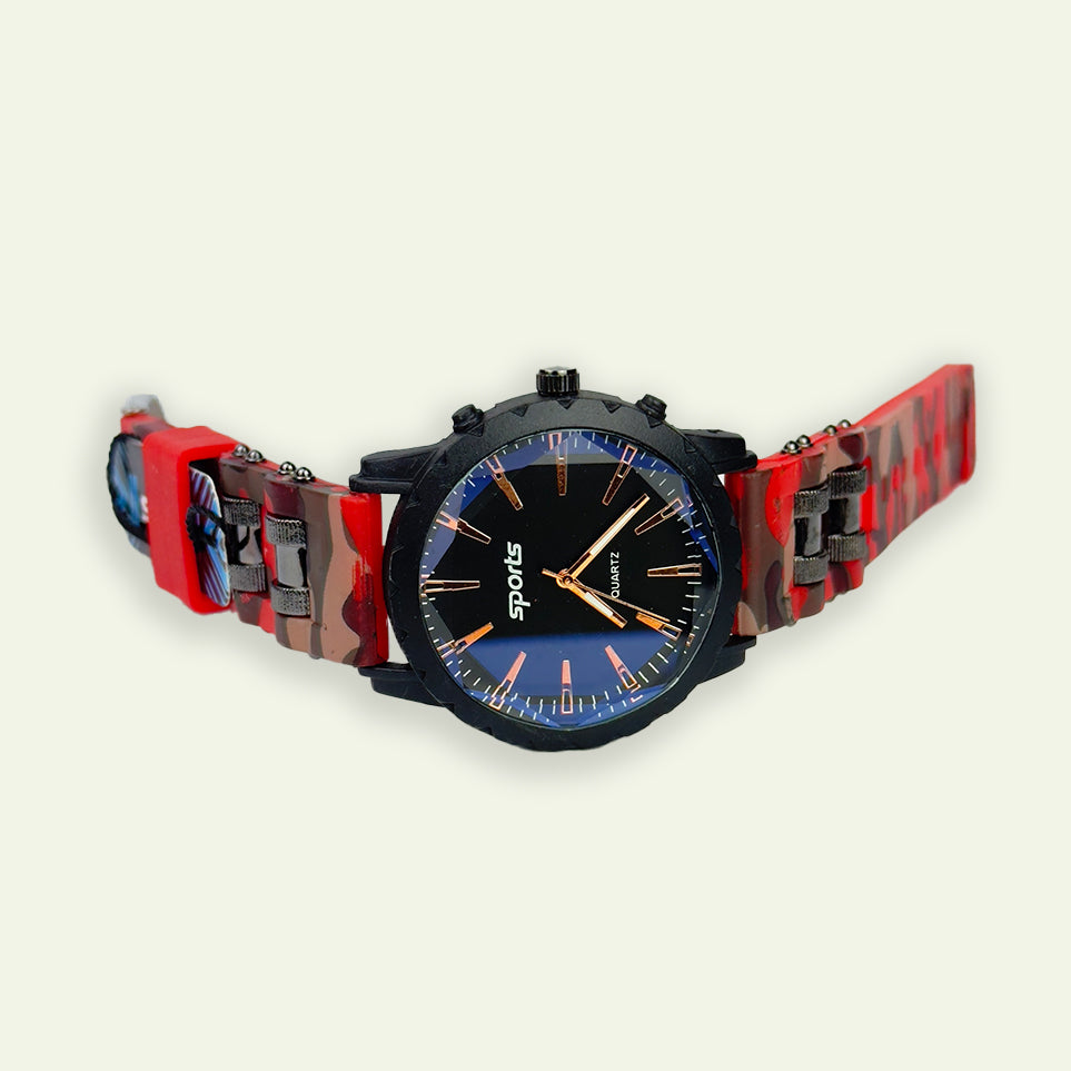 Stylish Army Camouflage Watch for Kids