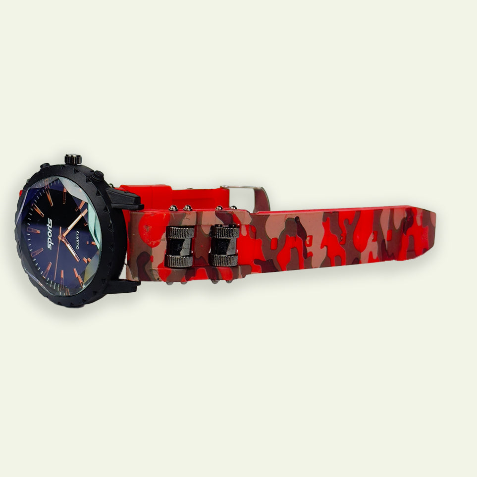 Stylish Army Camouflage Watch for Kids