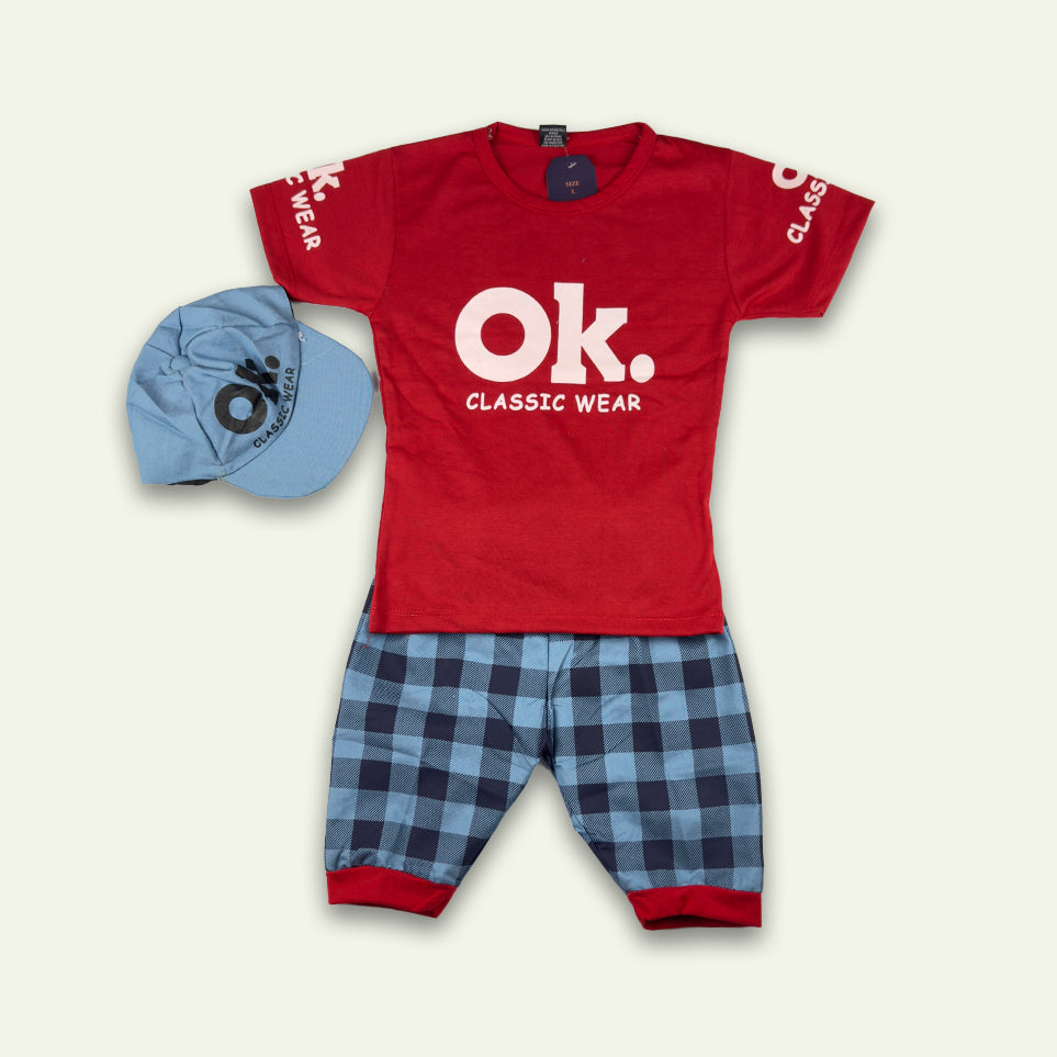 Boys OK Suit with Free Cap
