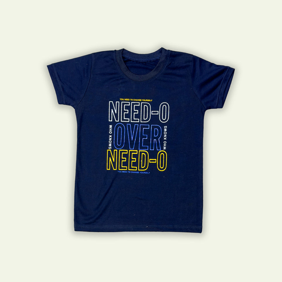 Boys 3pc T-Shirt with Sando Zipper & Short