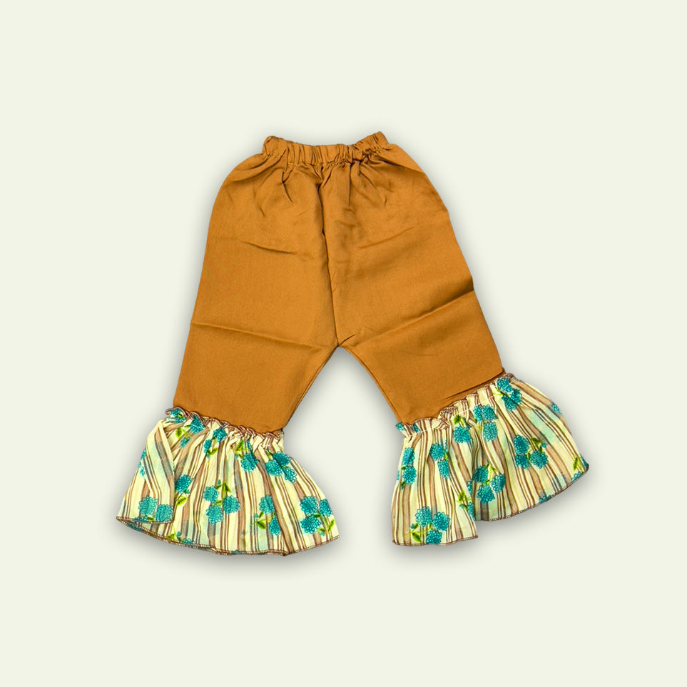 Girls Fancy Stripe 2 Color Top with Pajama