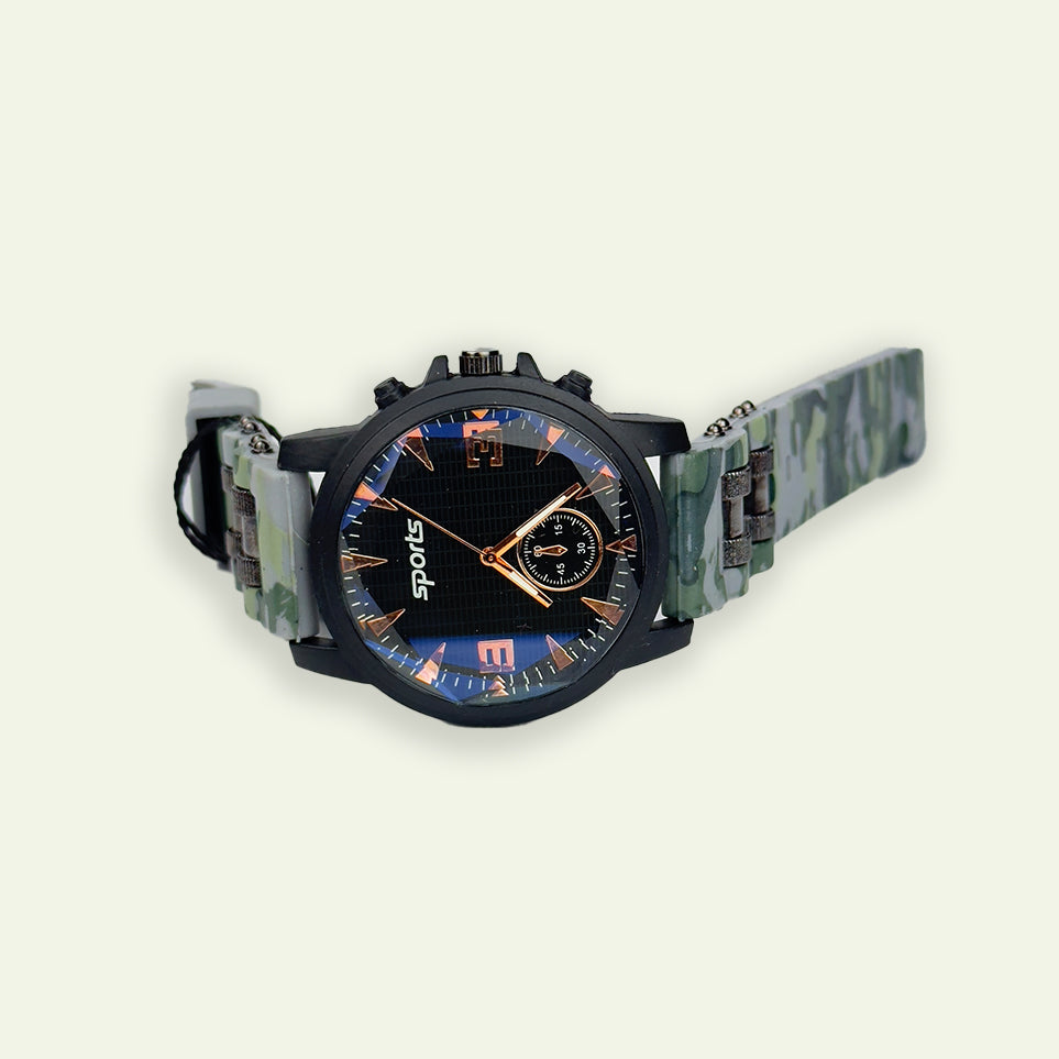 Stylish Army Camouflage Watch for Kids