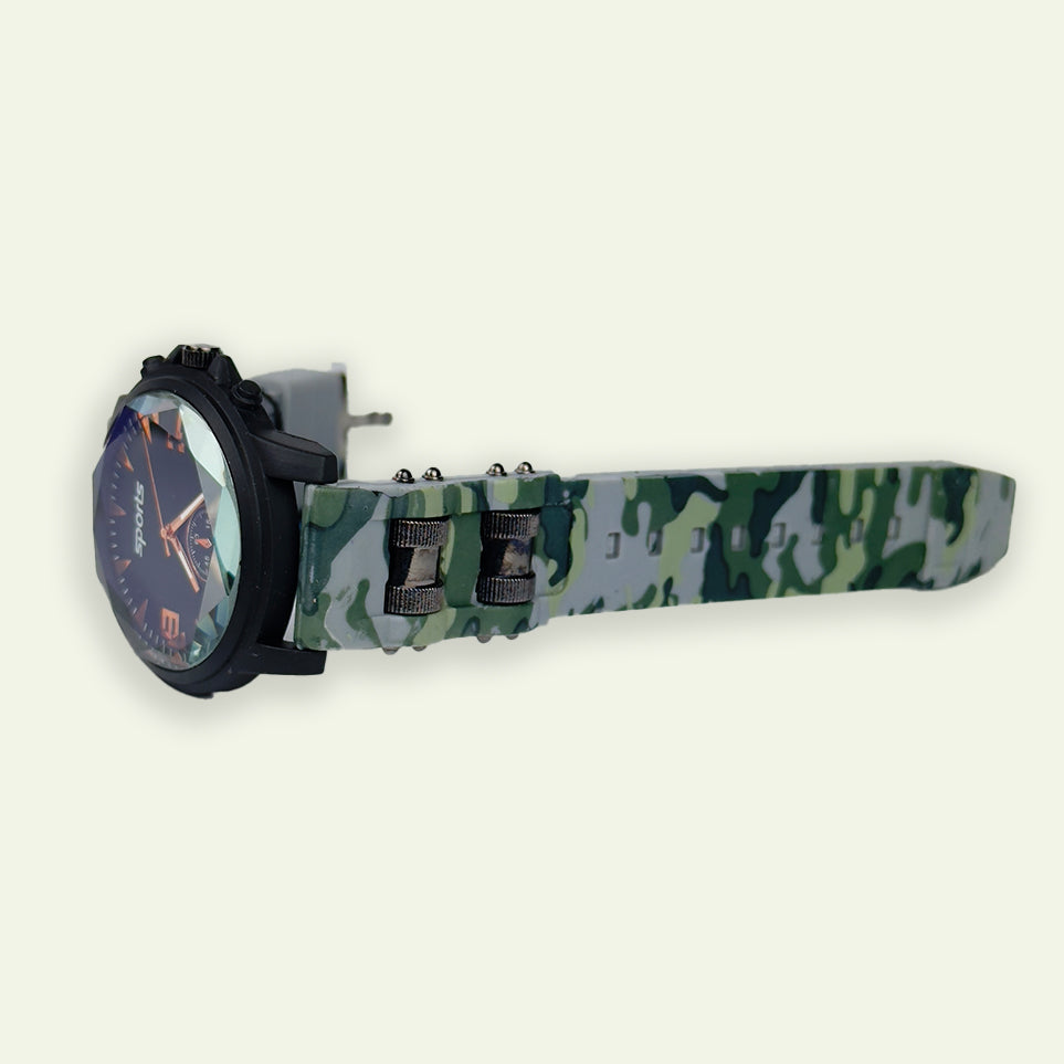 Stylish Army Camouflage Watch for Kids