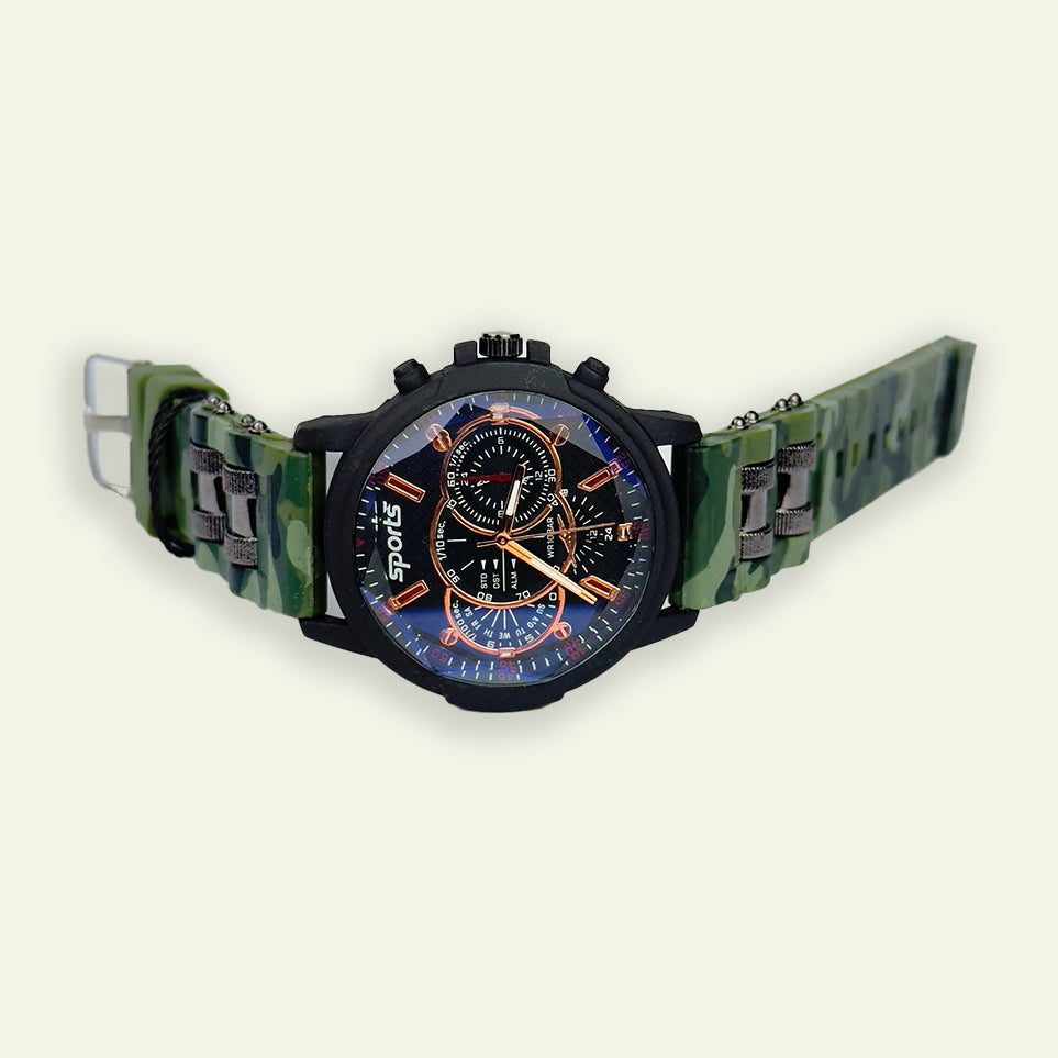 Stylish Army Camouflage Watch for Kids