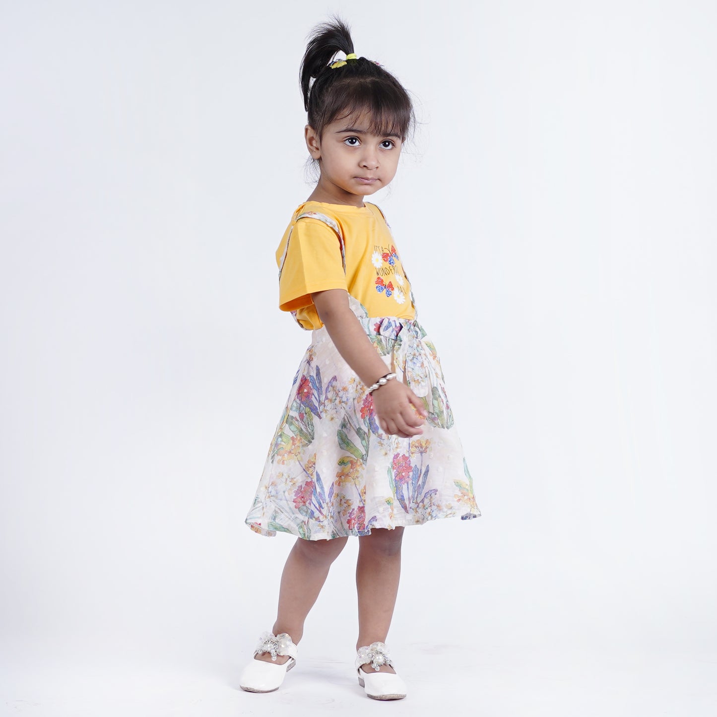 Girls Summer Wear Top with Skirt