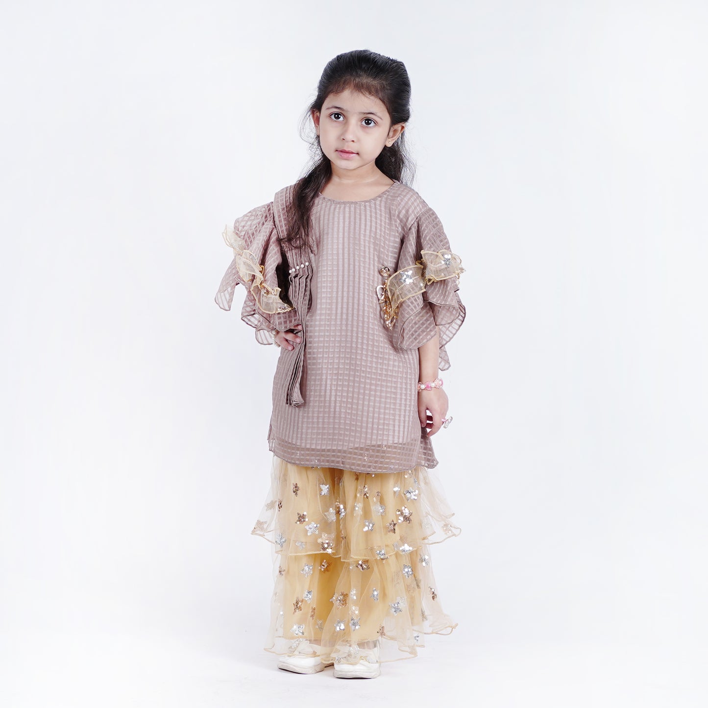 Girls Fancy Top with Skirt