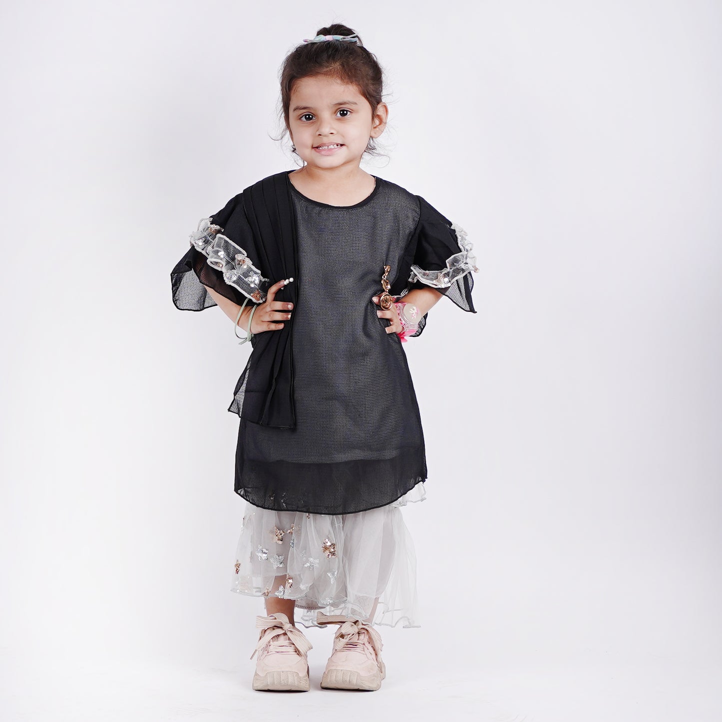 Girls Fancy Top with Skirt