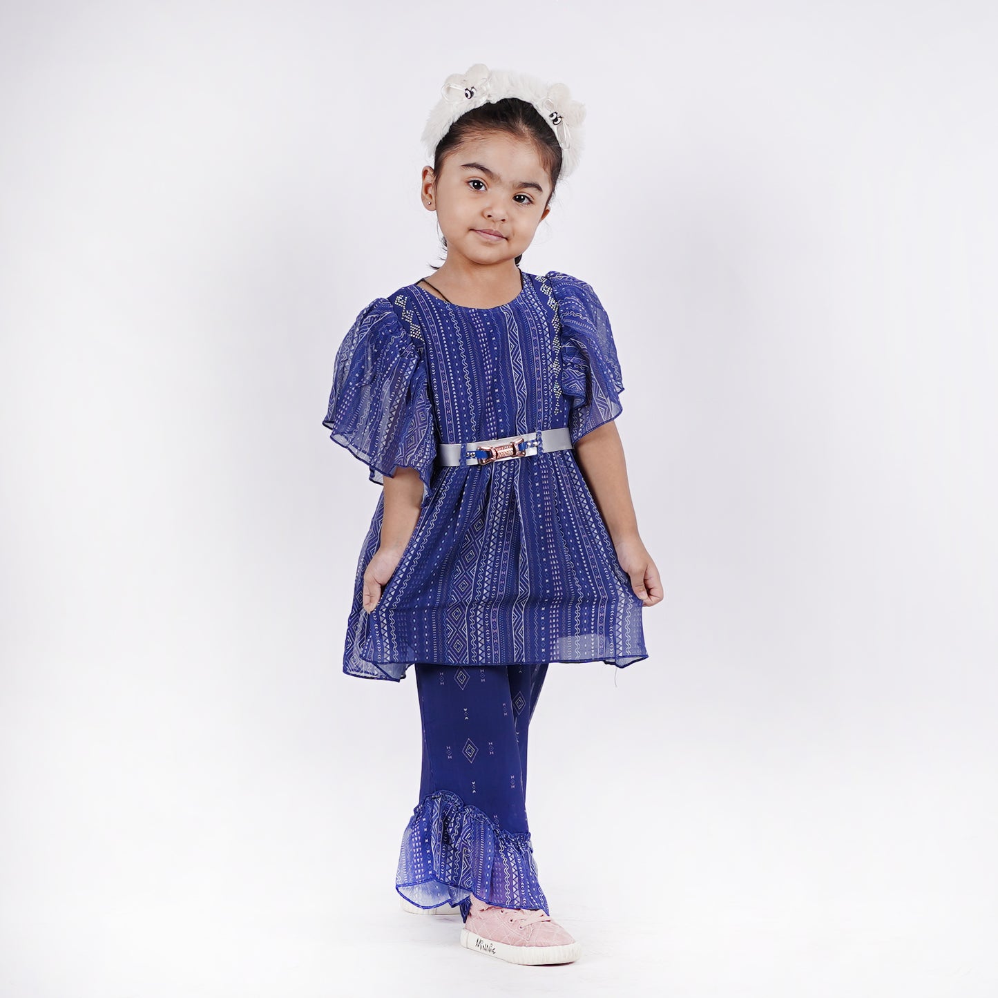 Girls Fancy Style Frock with Flapper Pajama