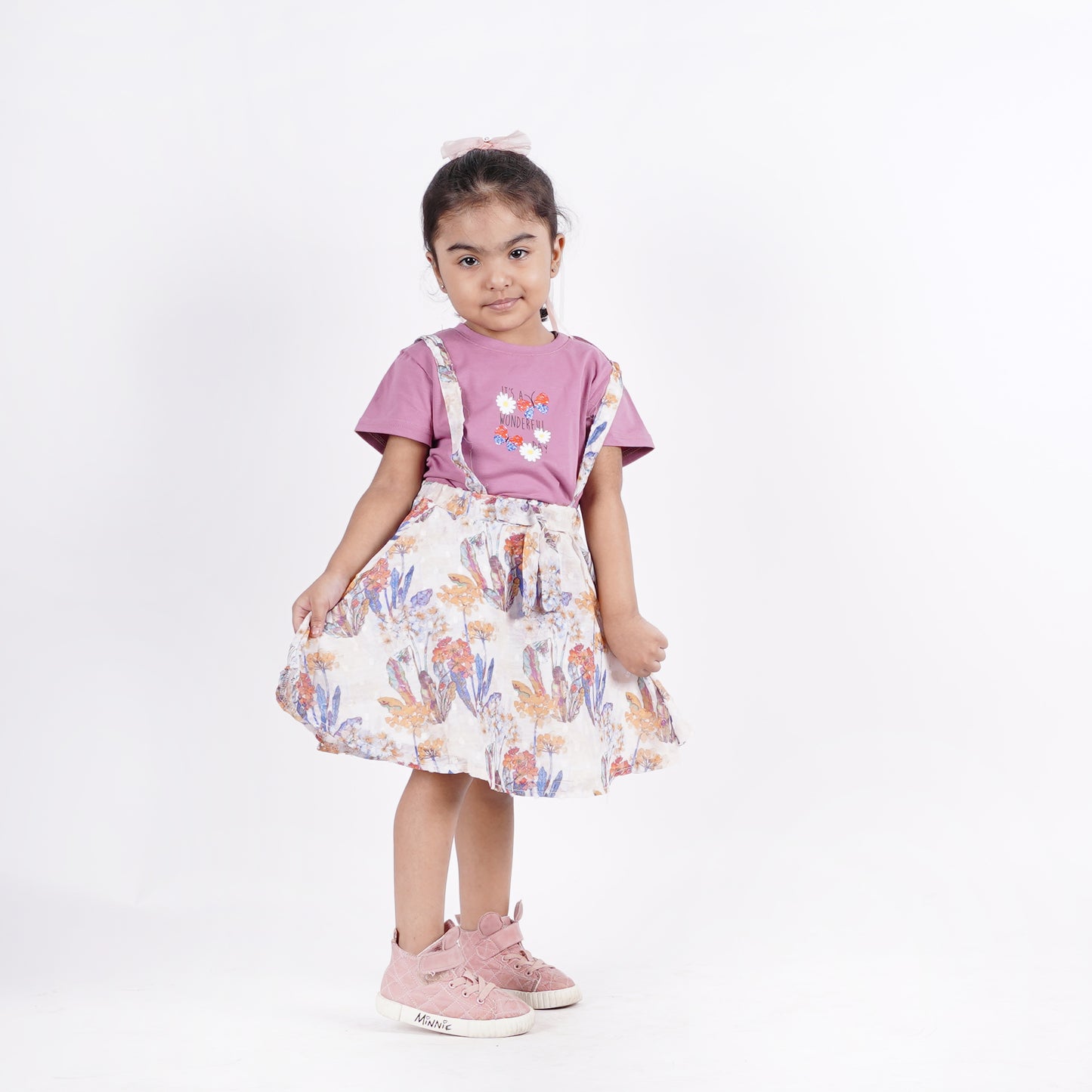 Girls Summer Wear Top with Skirt