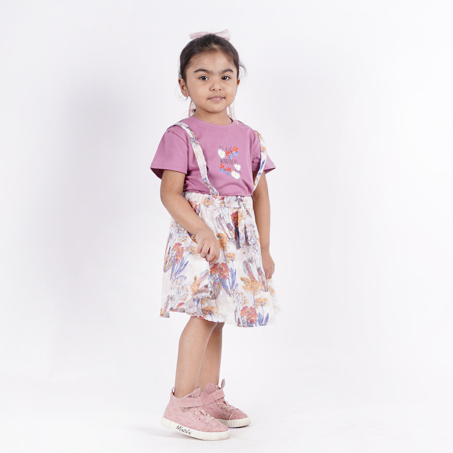 Girls Summer Wear Top with Skirt
