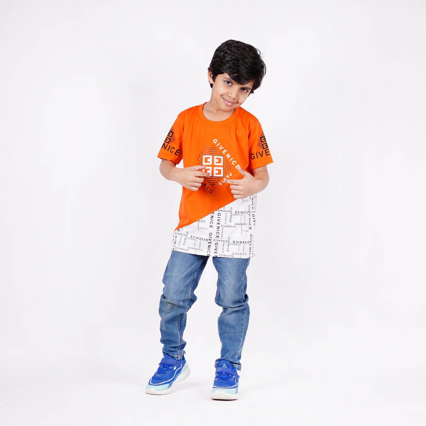 Boys Givenice Logo Design Tshirt