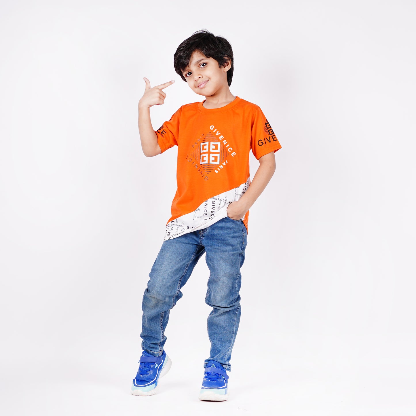 Boys Givenice Logo Design Tshirt