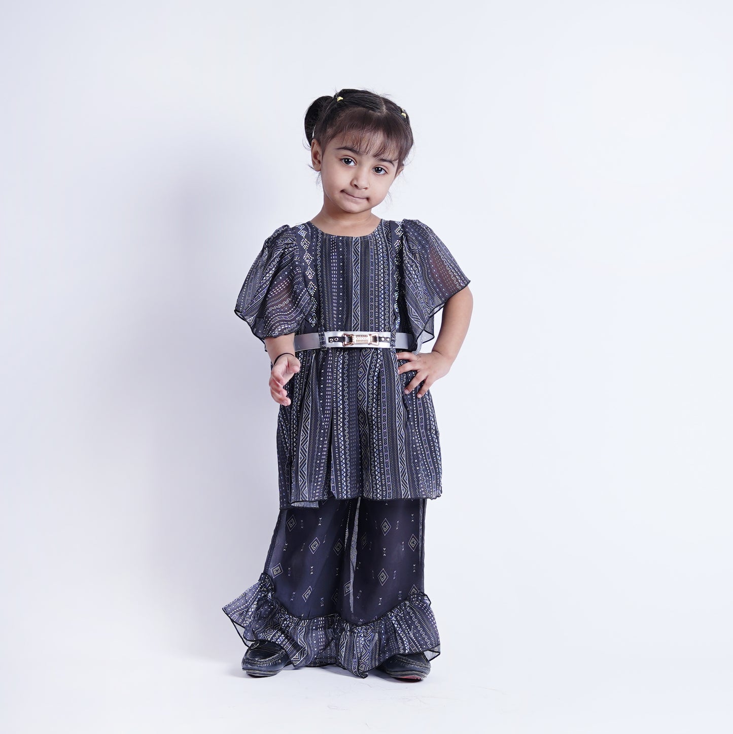 Girls Fancy Style Frock with Flapper Pajama