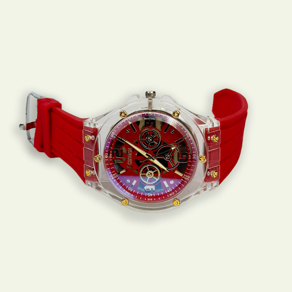 Stylish Watch for KIDS Transparent Dial