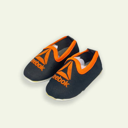 Boys Reebok Black & Orange Shoes