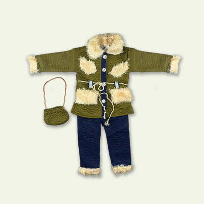 Girls Fur Winter Suit