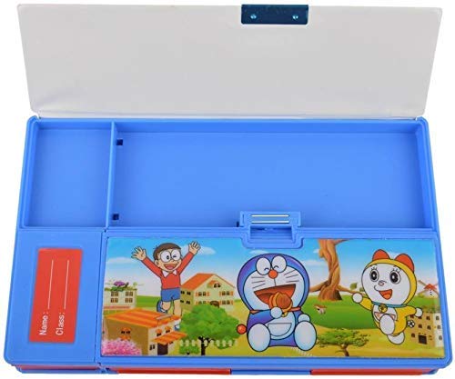 Premium 6 Way Pencil / Geometry Box for Kids Doraemon / SpiderMan / Avengers