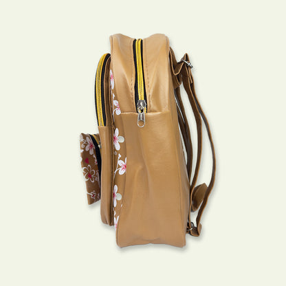 Stylish Brown Bag with Extra Pocket