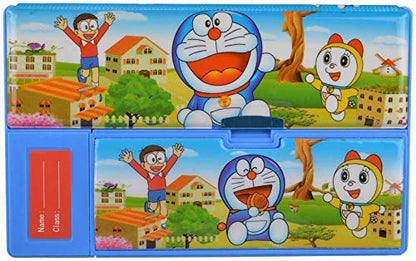 Premium 6 Way Pencil / Geometry Box for Kids Doraemon / SpiderMan / Avengers