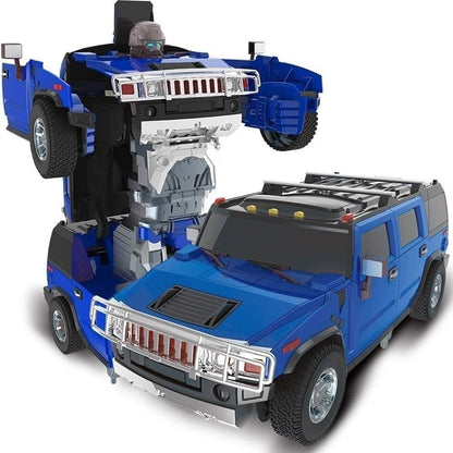 Hummer Warrior Robot Transformer Car - Battery Operated