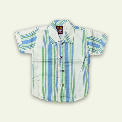 Boys 3pc Stripe Shirt with Short
