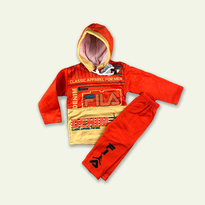 Boys Fila Winter Hoodie Suit