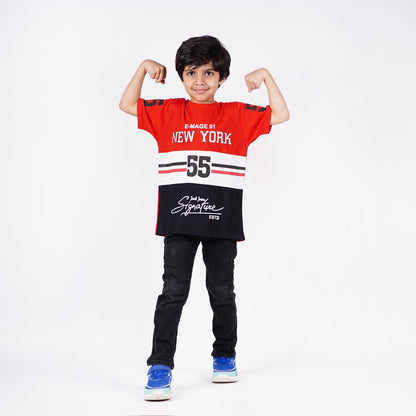 Boys New York Logo Design Tshirt