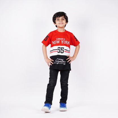 Boys New York Logo Design Tshirt