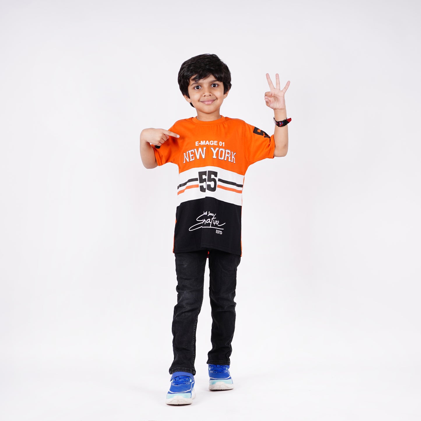 Boys New York Logo Design Tshirt