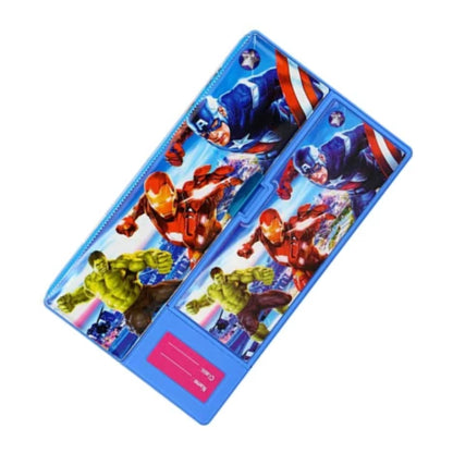 Premium 6 Way Pencil / Geometry Box for Kids Doraemon / SpiderMan / Avengers